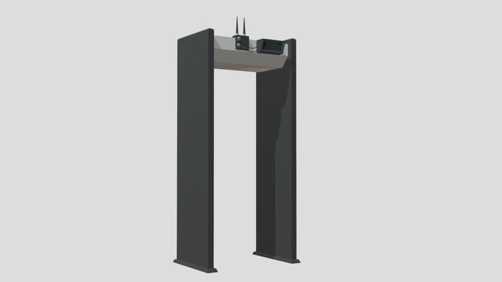 Metal detector (entrance) 3D Model
