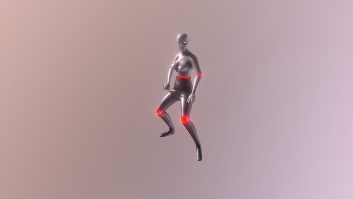 Cyborg 3D Model