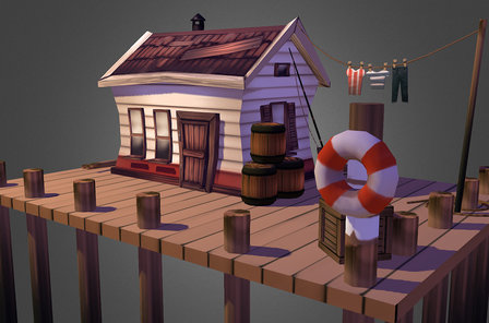 Fisherman's House 3D Model