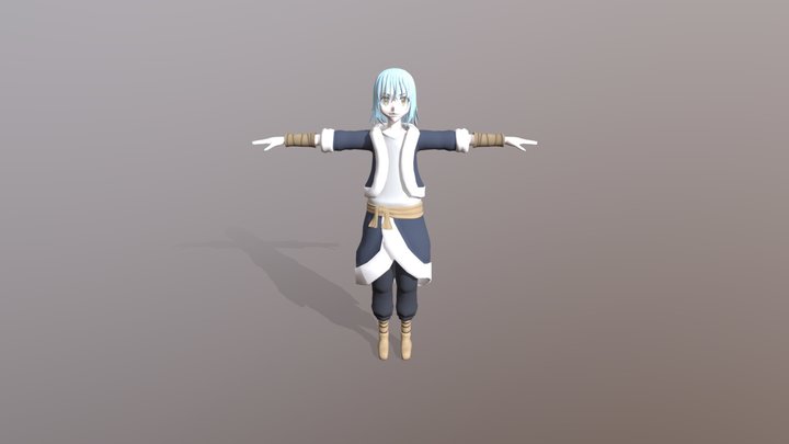 Rimuru Tempest [Reincarnated as a Slime] WIP 3D Model