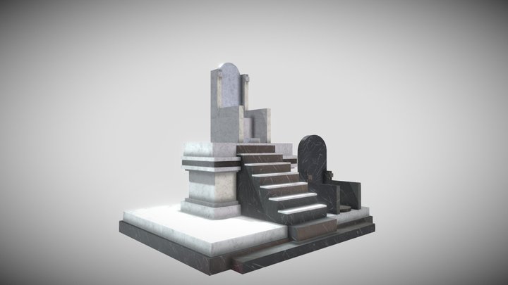 Minas Tirith Throne 3D Model