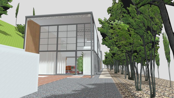 Eames house　1949 3D Model