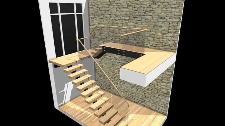 McGaw - Staircase Design 3D Model