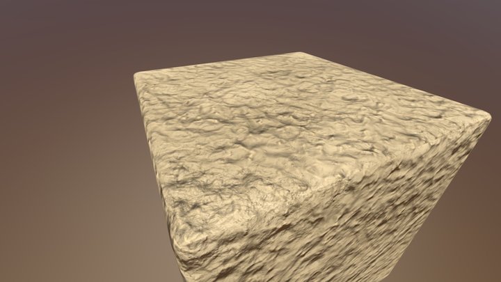 Procedural beach sand 3D Model