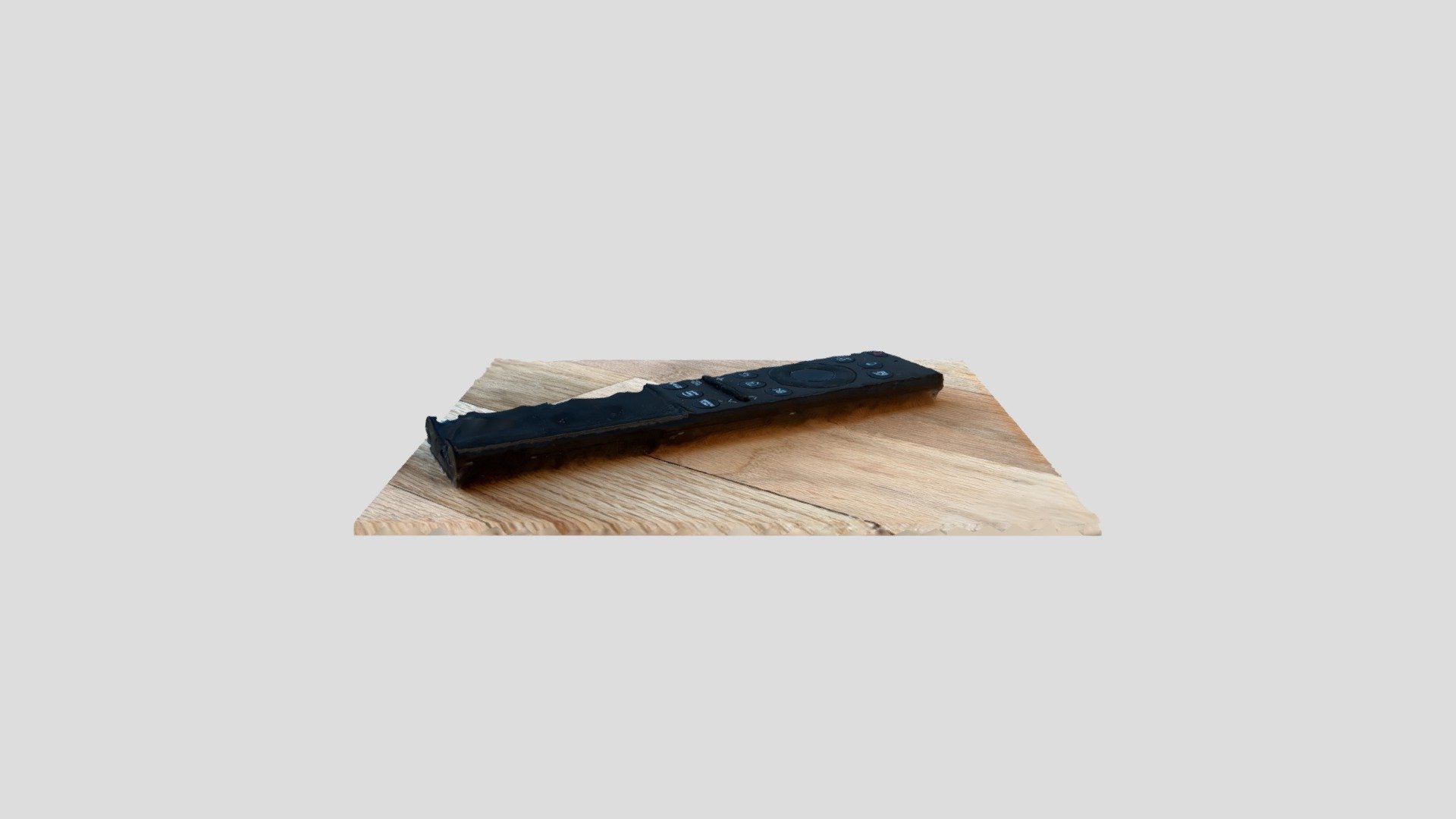 3D scan of TV remote
