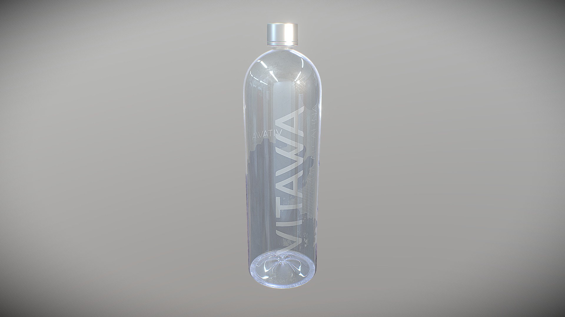 Botella Vitawa Azul 1Lt - 3D model by JuanPablo [e064258] - Sketchfab