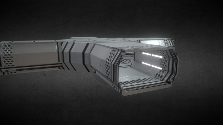 Modular Hallway Cross Type 02 – Free 3D Model STL