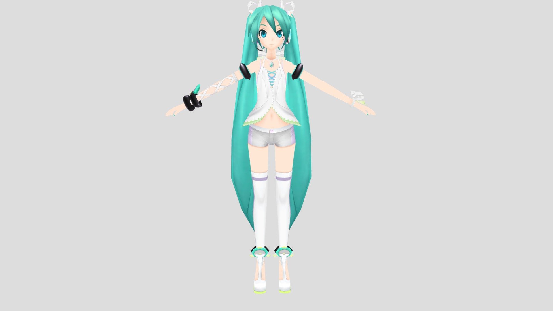 Cute Miku Download Free 3d Model By 雨宮レン Oscar3dmodel E065607 Sketchfab 5512