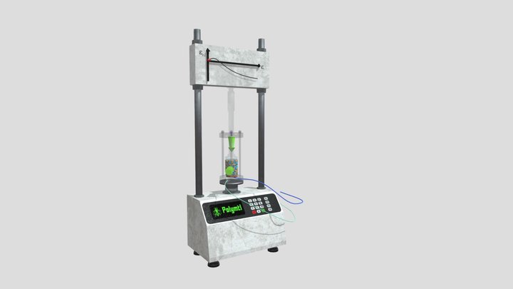 Triaxial test - CD Loading 3D Model