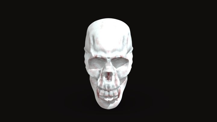 Vampire Skull - Horror-Themed 3D 3D Model