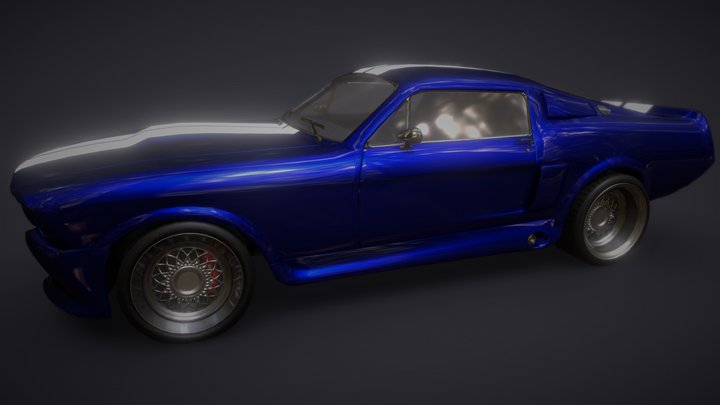 '67 Mustang 3D Model