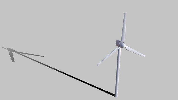 Animated Wind Turbine – Free 3D Model STL