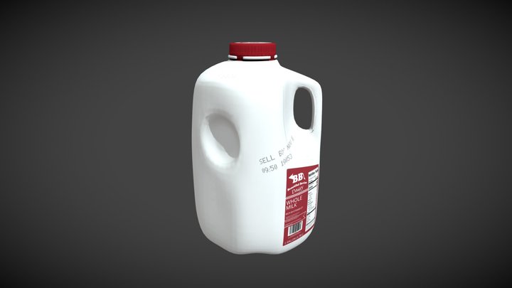 Milk Jug 3D Model