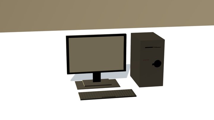 Computer 3D Model