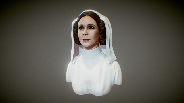 Princess Leia Organa 3D Model