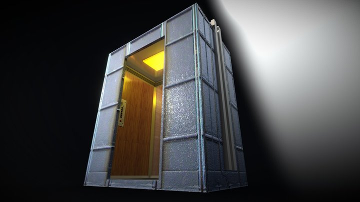 Elevator cabin (кабина лифта) 3D Model
