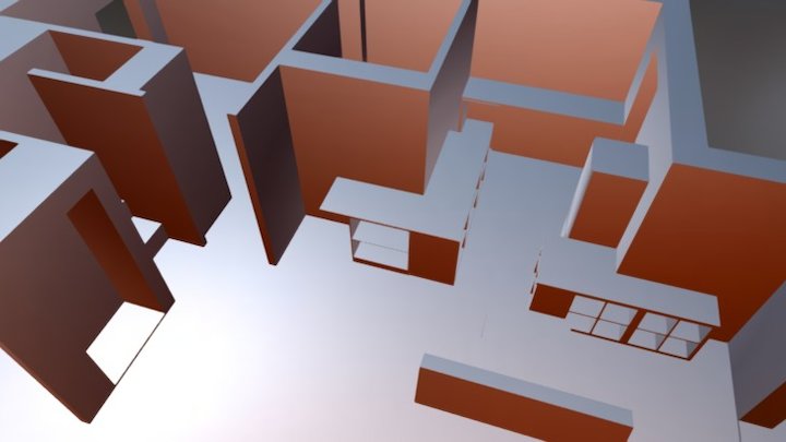 Assemblagemaisonbas 3D Model