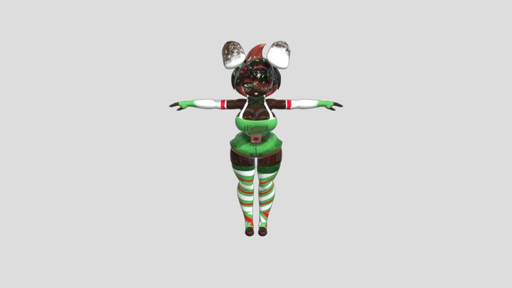 Holly Jo Cute Bonfie by wistonbennet27 3D Model