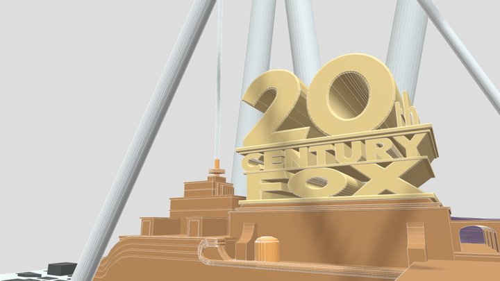 20th+century+fox+1994+logo+remake+270 3D Model