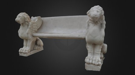 Panca dei giardini di Matelica (MC) italy 3D Model