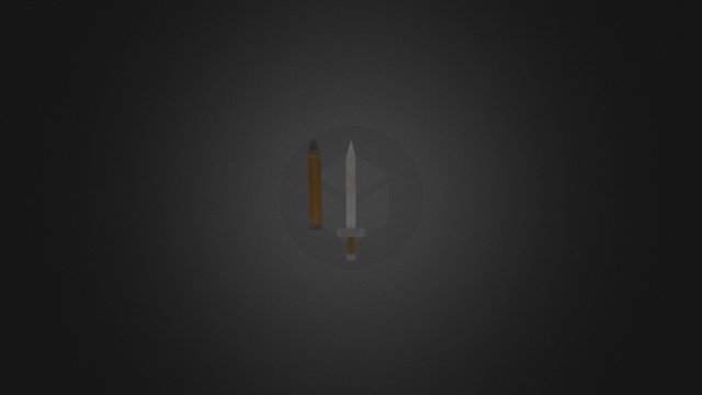 Stone Sword 3D Model