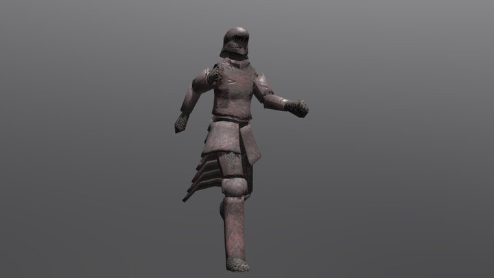 Rusted Knight (Moving) 3D Model