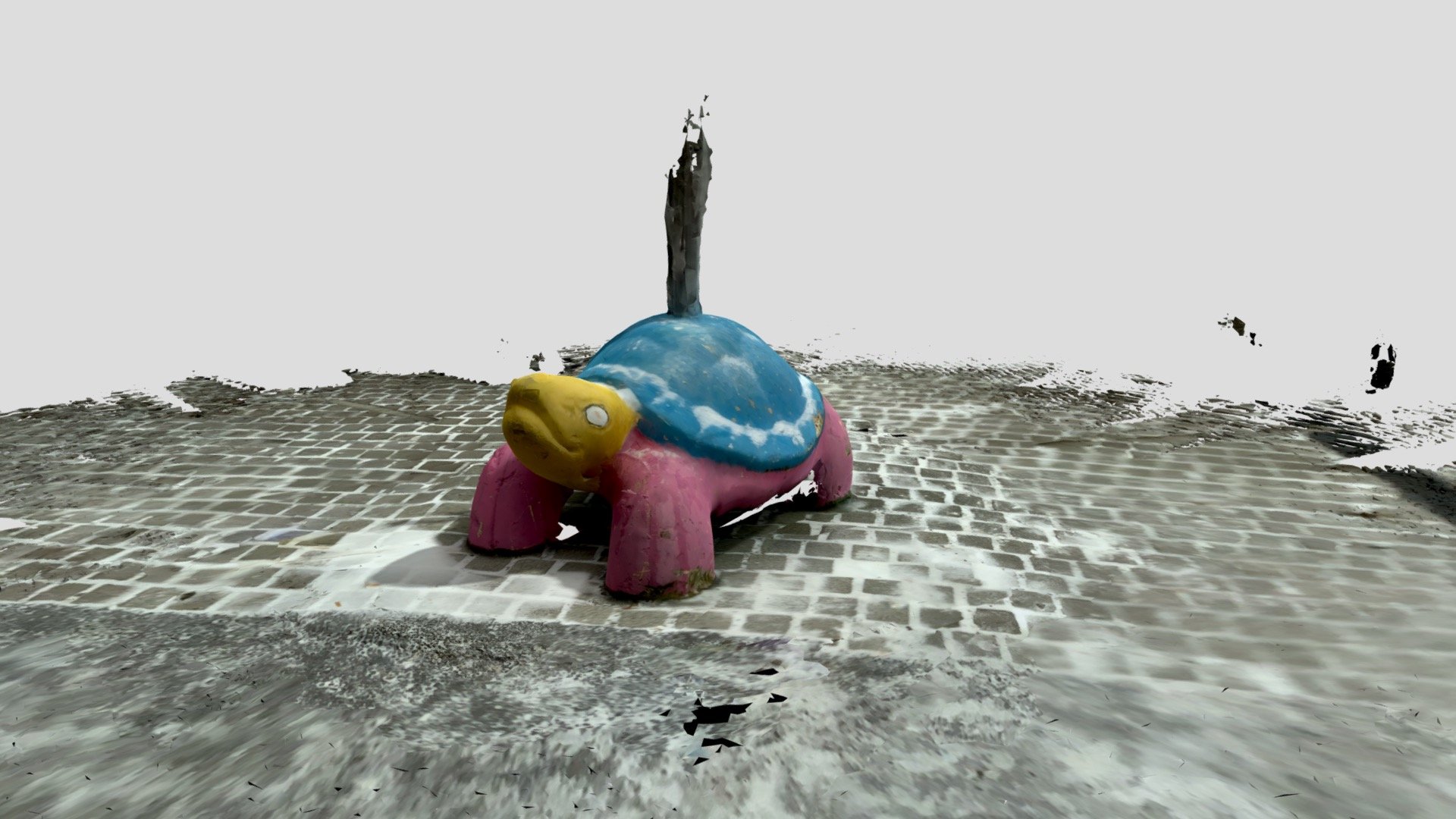 Streetart turtle