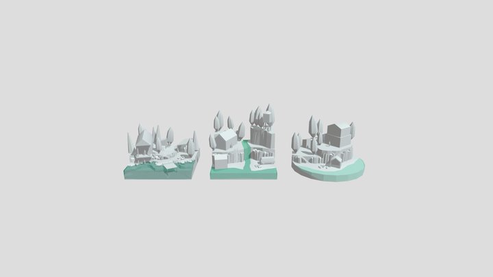 BY THE OCEAN - Blockout_feedback 3D Model