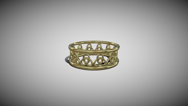 Celtic ring 3D Model