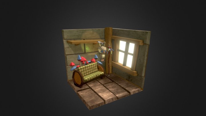 Witch Cottage 3D Model