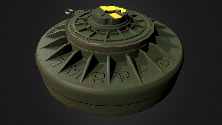 LMRP-6 LandMine 3D Model