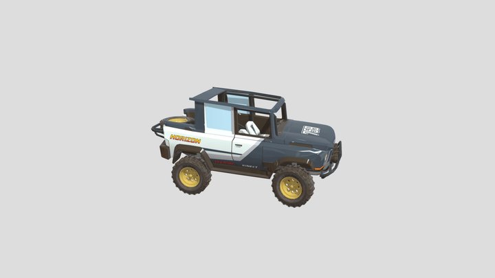Chicken Gun  машина3 3D Model