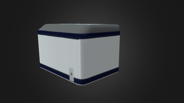 Frozen Fridge 3D Model