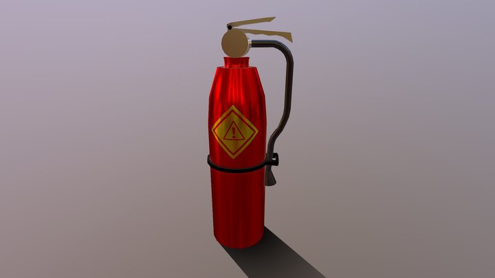 Fire Extinguisher 3D Model