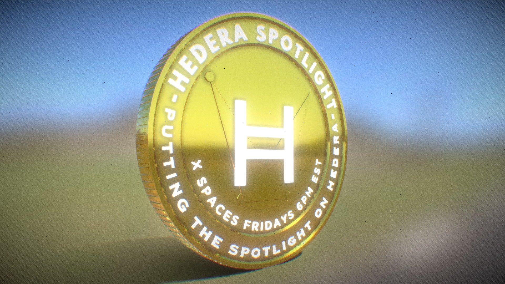 HEDERA SPOTLIGHT COIN 3D - 3D model by MK3D (@matijakuzz) [e07472b ...