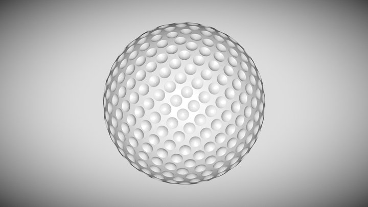 Golf ball .STL 3D Model