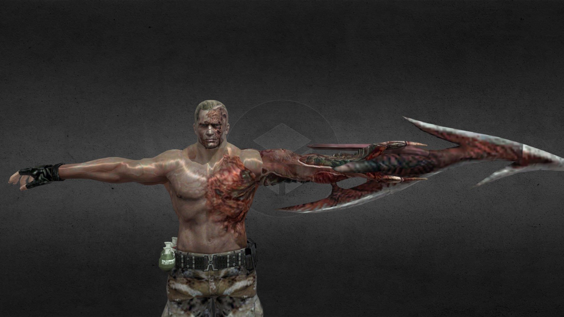 Resident Evil 4 UHD Krauser Mutated 3D Model - Download Free 3D model by  Tremolo_1404_ [e075672] - Sketchfab