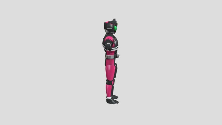 Kamen rider Decade Base Form 3D Model