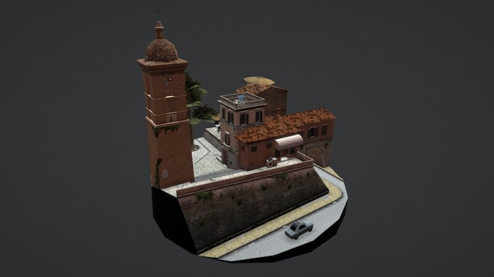 Cityscene Grosseto 3D Model
