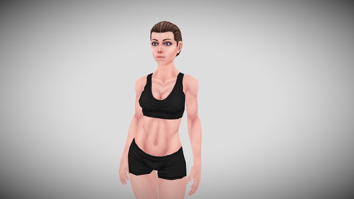 Female (lowpoly) 3D Model