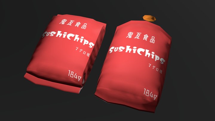 SushiChips 3D Model