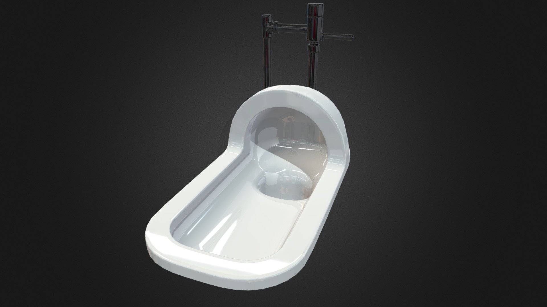 Squat Toilet 3D model by Jasper Carmack (JasperCarmack) [e077ebb