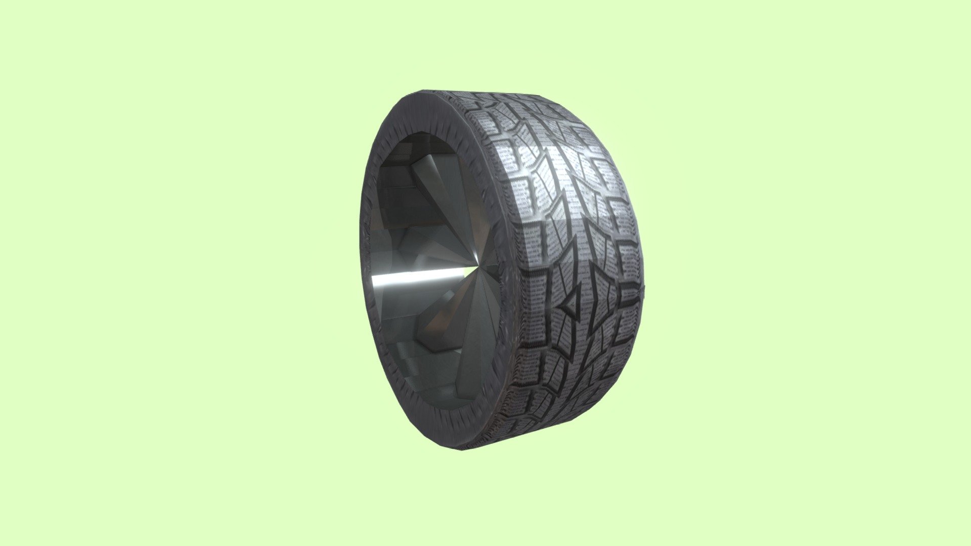 Low Poly Wheel - Download Free 3D model by meka (@meka0) [e078b20 ...