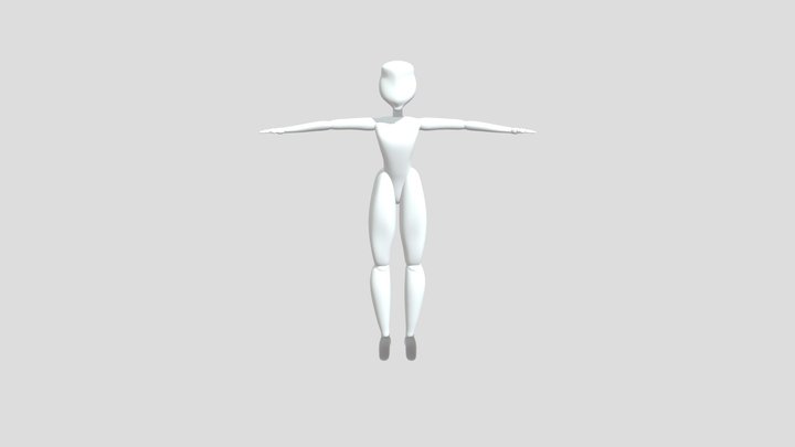 Character Blockout 3D Model