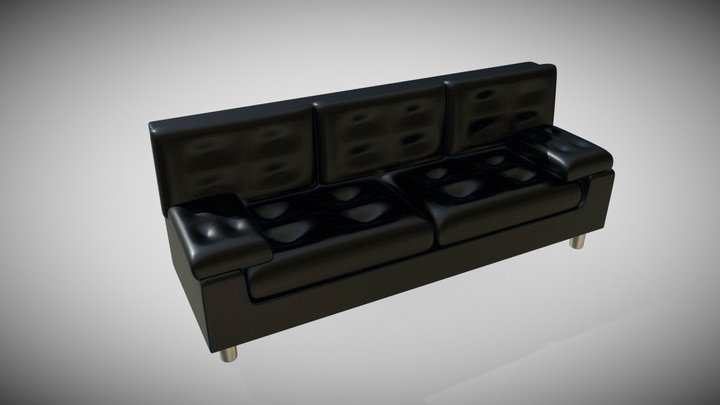 Modern Couch 3D Model