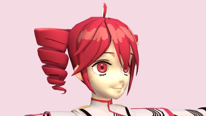 Kasane Teto Synthesizer V 3D Model