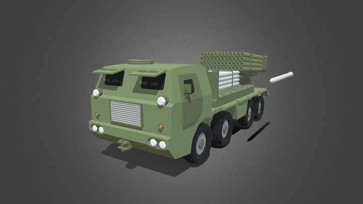 RM70 Missile Truck 3D Model