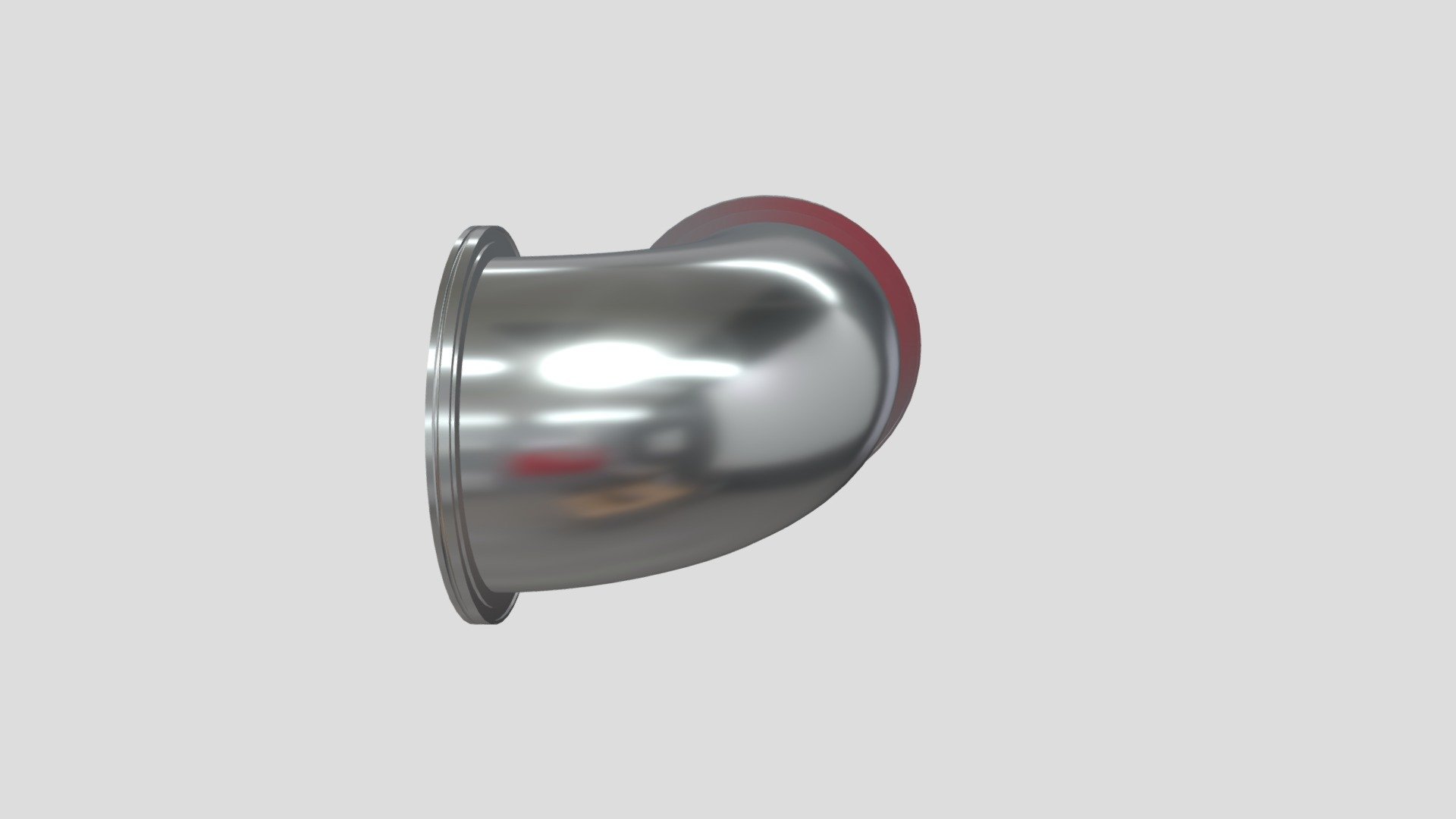 ISO-K Vacuum Eblow 90 — Sketchfab embed 3D viewer