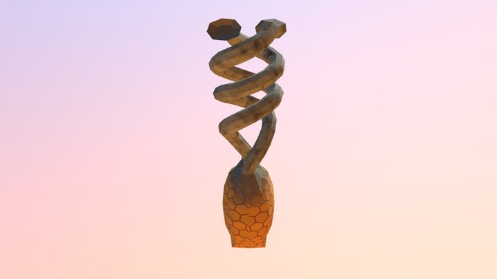 Pineapple Sculpture 3D Model