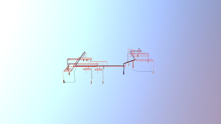 Infra Cabeamento Estruturado Final 3D Model